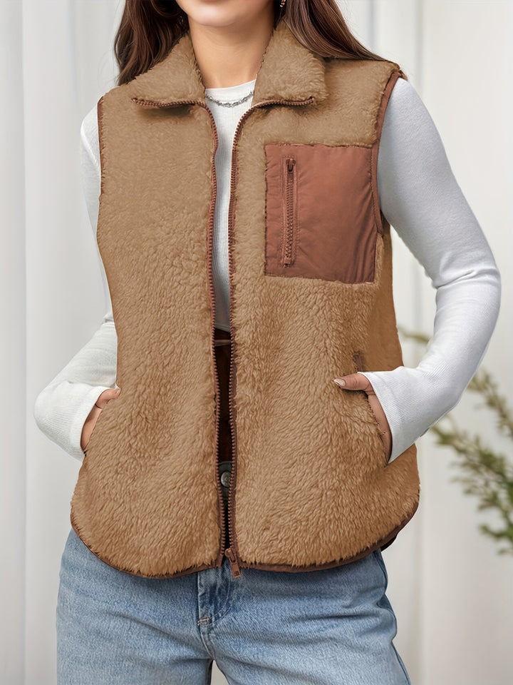 Merilda | Reversible Plush Vest