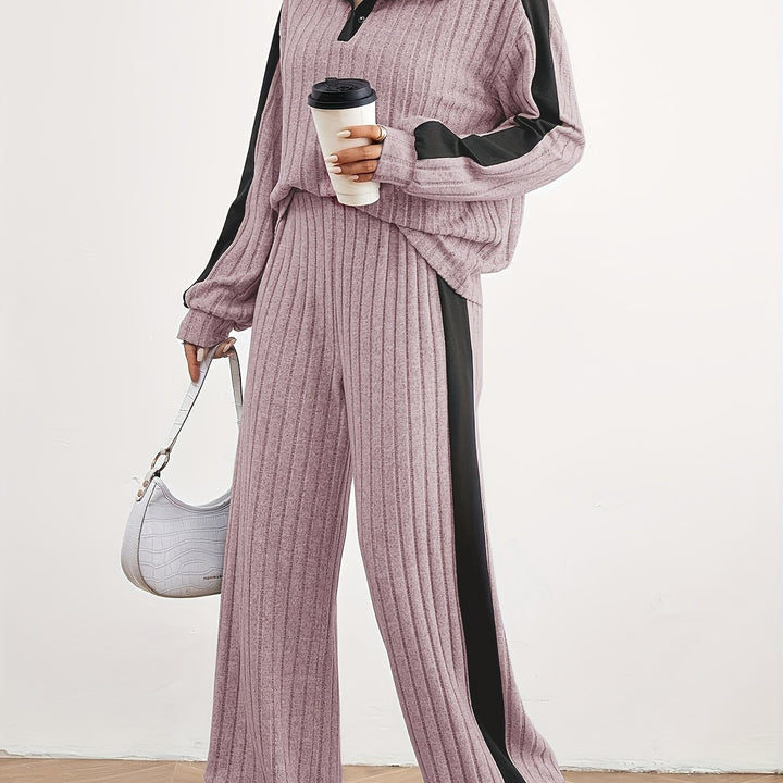 Hermance | Contrast Bound Two Piece Set