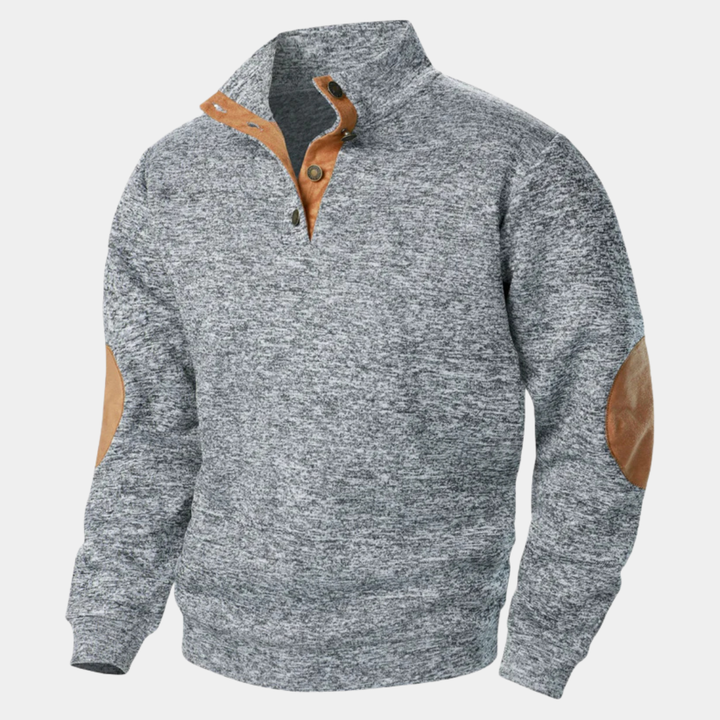 Chrysostome | Suede Elbow Patch Knit
