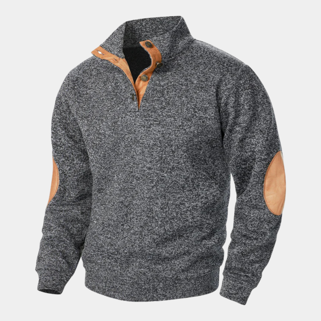 Chrysostome | Suede Elbow Patch Knit
