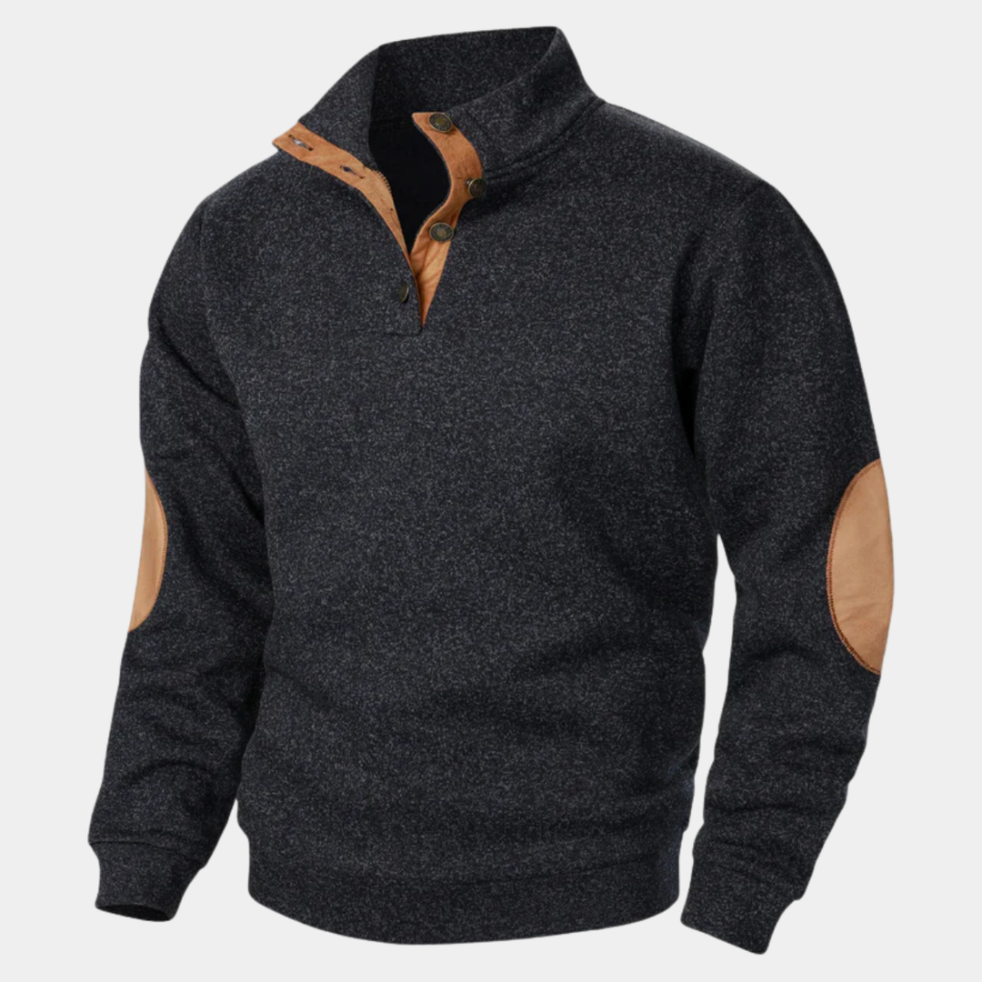 Chrysostome | Suede Elbow Patch Knit