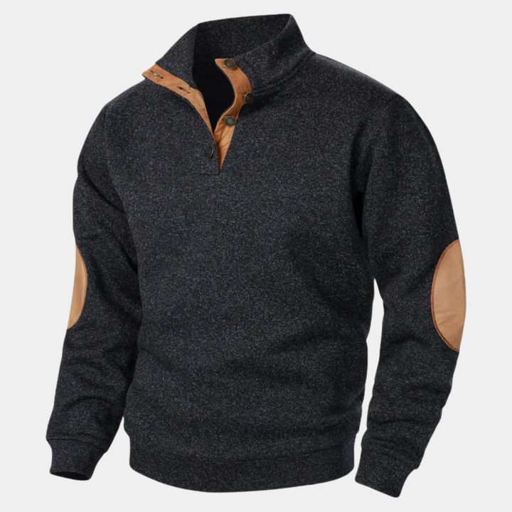 Chrysostome | Suede Elbow Patch Knit