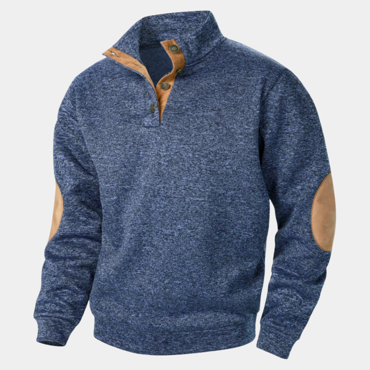 Chrysostome | Suede Elbow Patch Knit