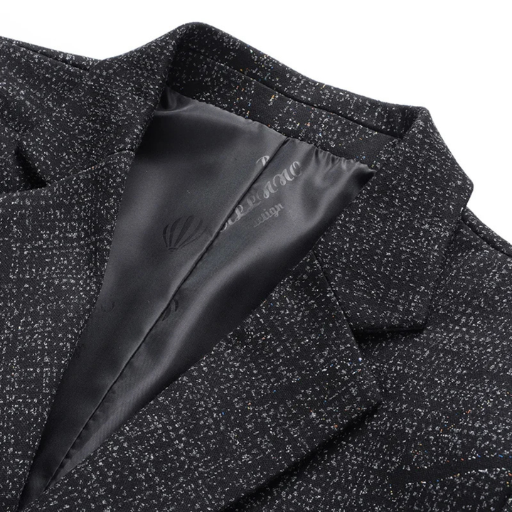 Gaston | Woven Check Wool Blazer