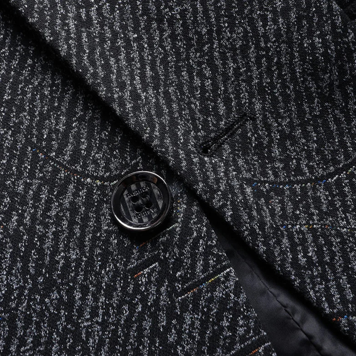 Gaston | Woven Check Wool Blazer