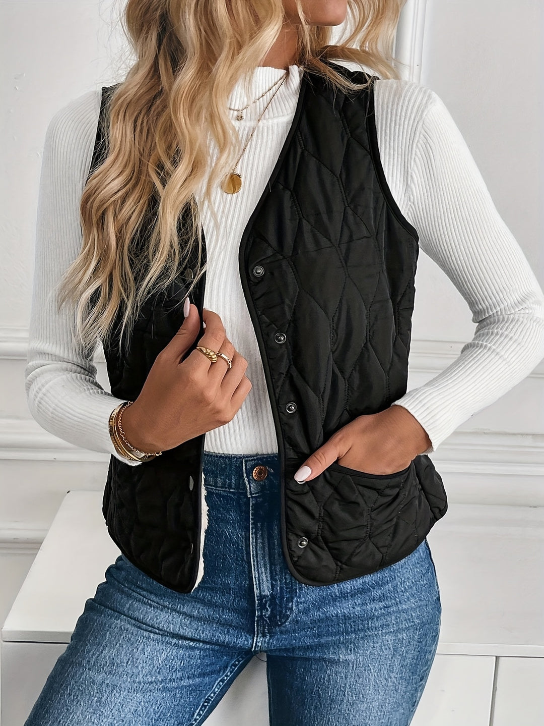 Azilda | Quilted Thermal Lined Vest