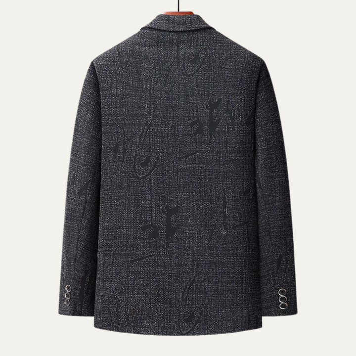 Gaston | Woven Check Wool Blazer