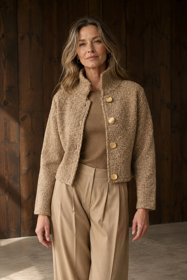 Adeline | Tailored Wool-Blend Jacket editorial product photograph