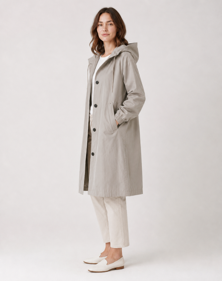 Adelaide | Hooded Water-Resistant Trench