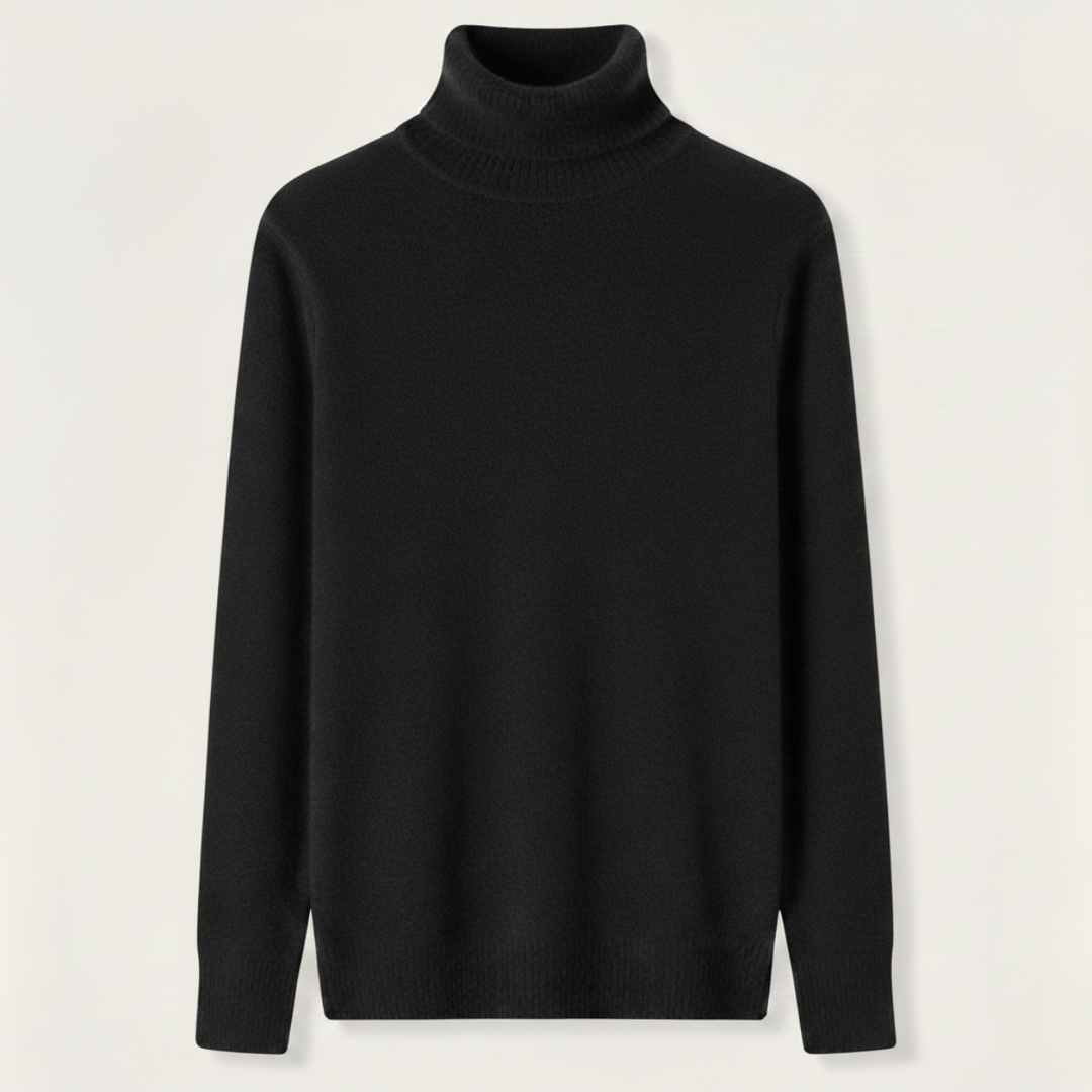 Donatien | Dense Ribbed High Neck Knit