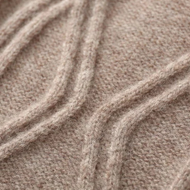Jean-Baptiste | Cable Knit Half Zip Sweater