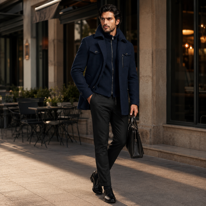Casimir | Double Collar Wool Trench