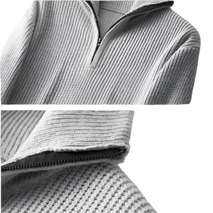 Magella | Ribbed Merino Quarter Zip