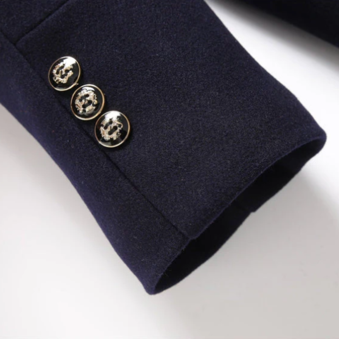 Stanislas | Quilted Lined Wool Coat