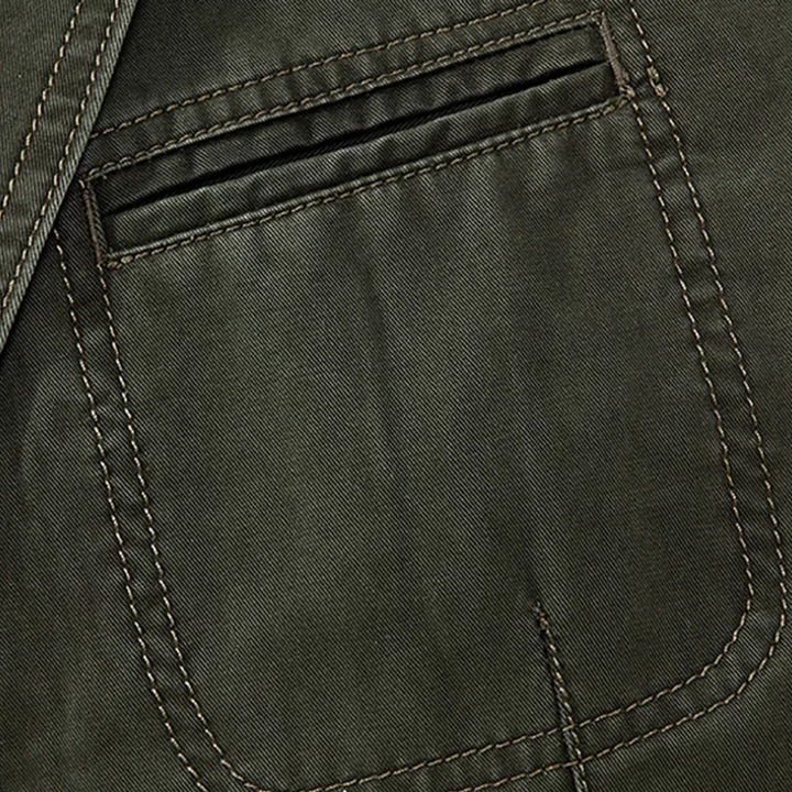 Marcel | Three-Button Cotton Blend Blazer