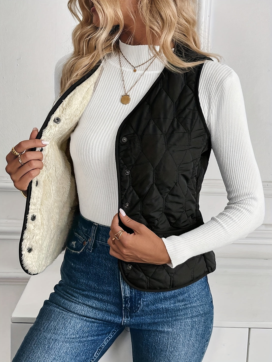 Azilda | Quilted Thermal Lined Vest