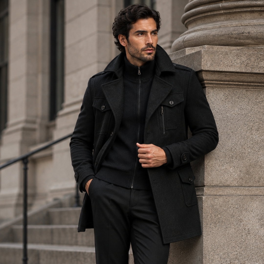 Casimir | Double Collar Wool Trench