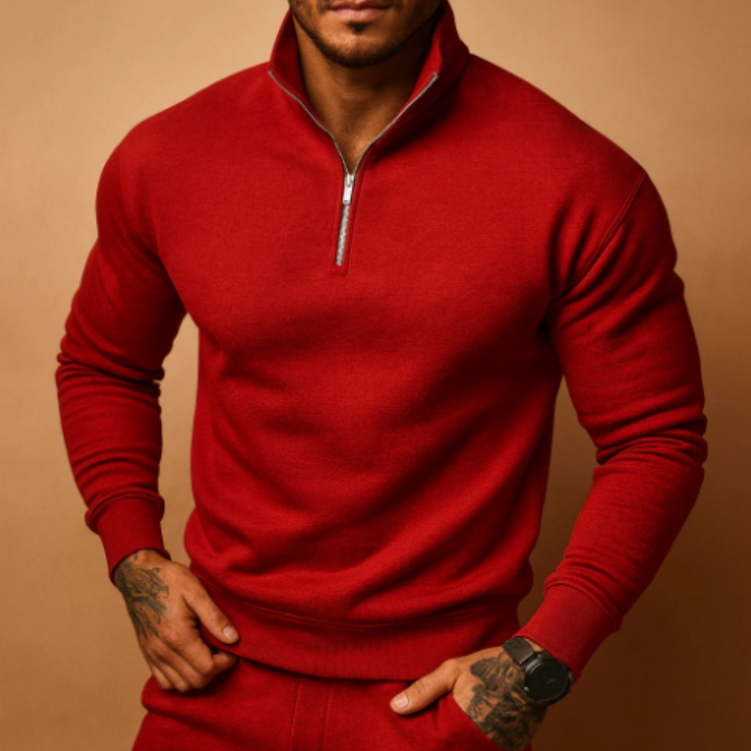 Genereux | Brushed Knit Half Zip