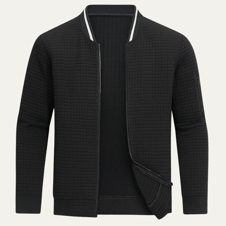 Hector | Channel Quilted Zip Jacket