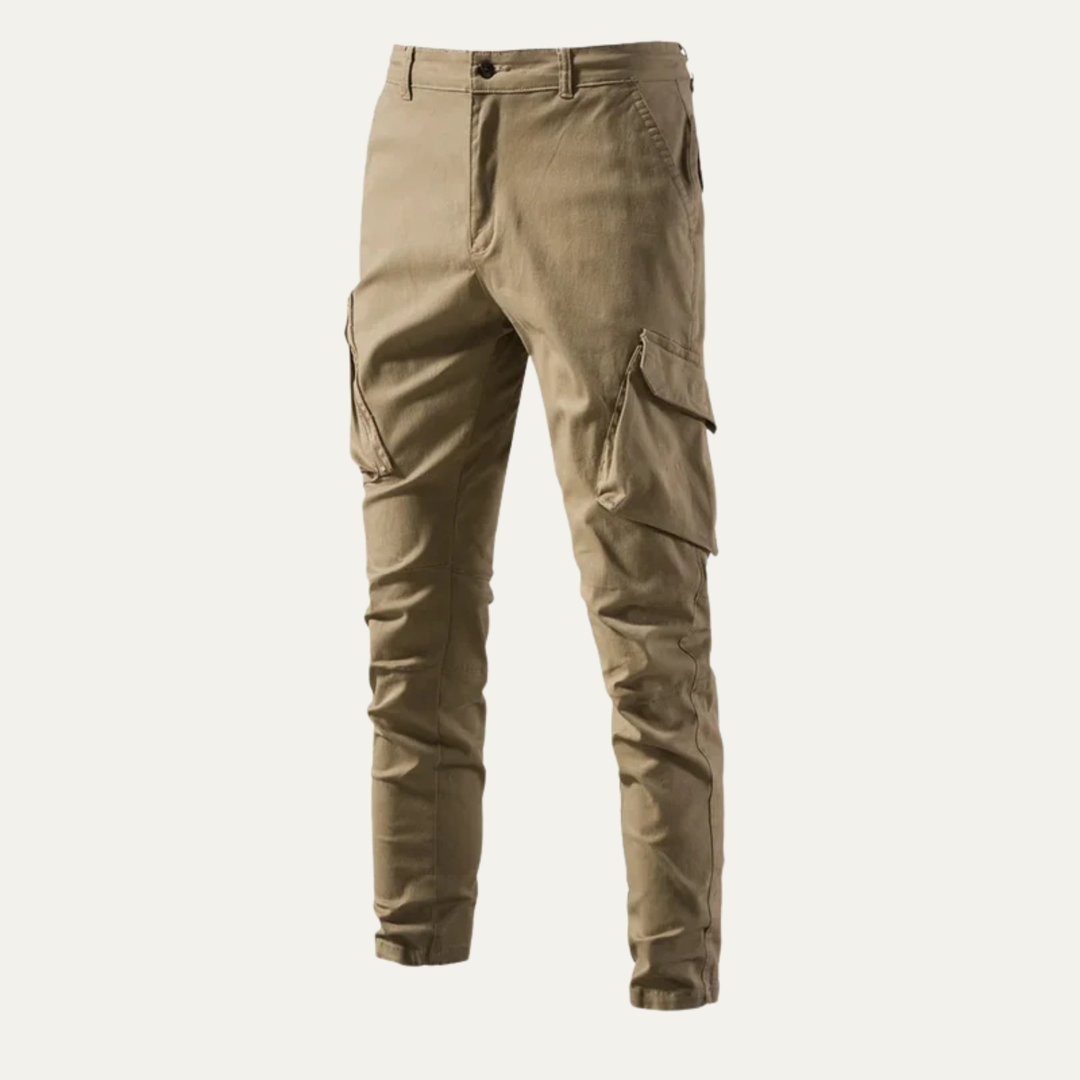 Aimé | Slim Cotton Cargo Joggers