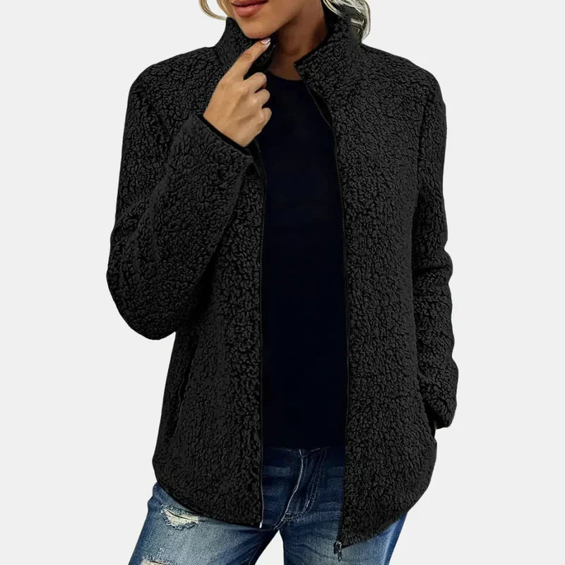 Constance | Sherpa Teddy Zip Jacket