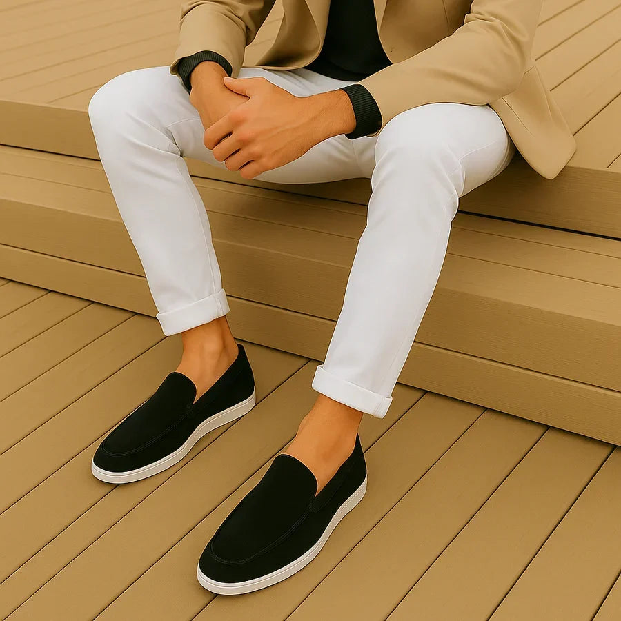 Alderic | Lined Suede Loafers