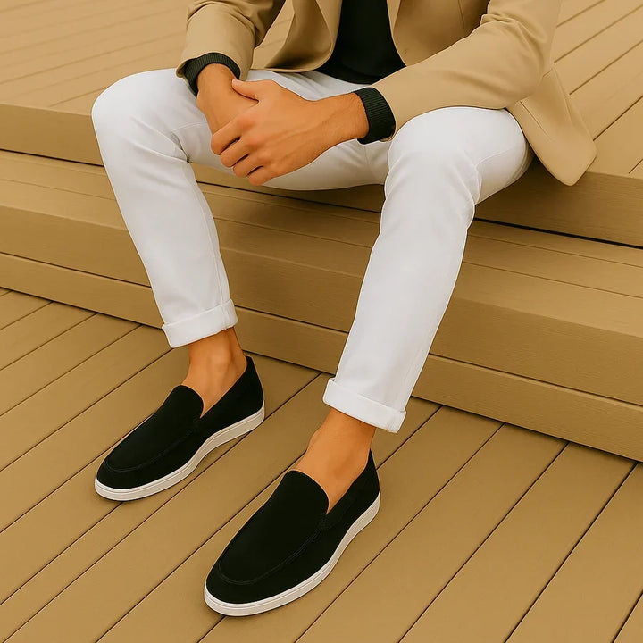 Alderic | Lined Suede Loafers