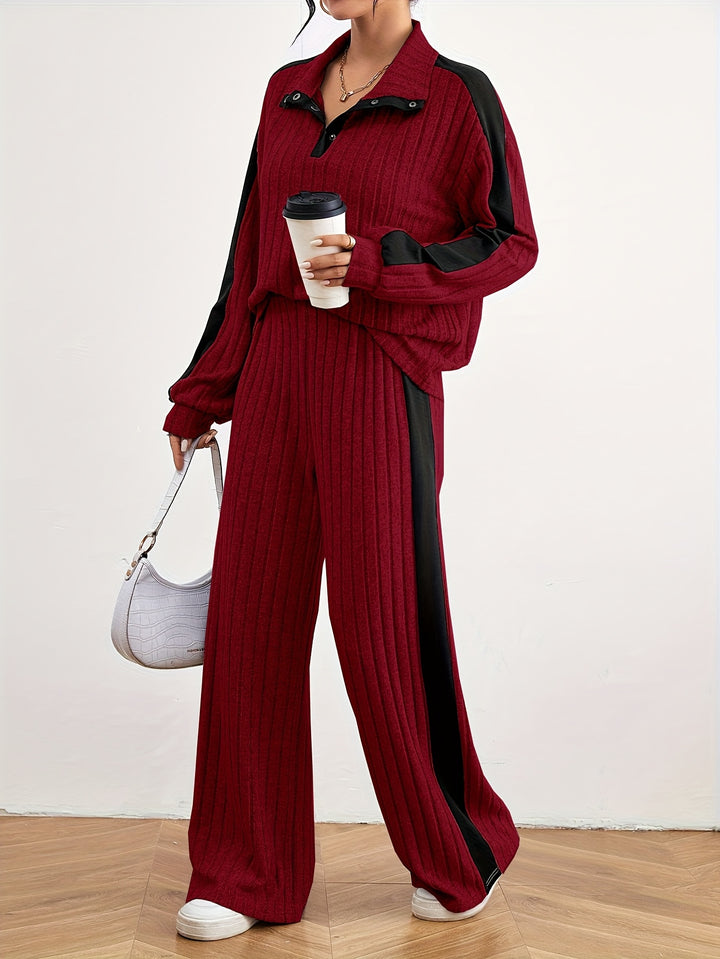 Hermance | Contrast Bound Two Piece Set