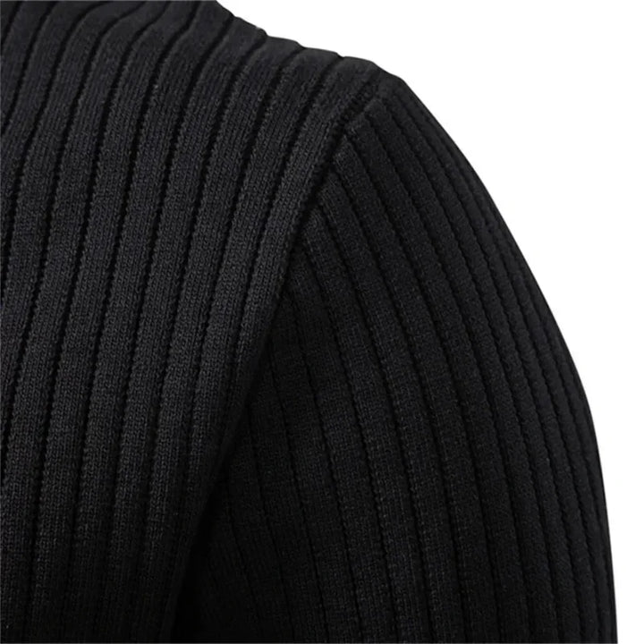 Mathieu | Ribbed Wool Henley Knit