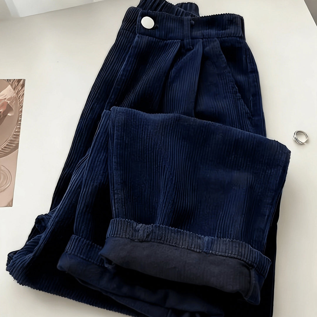 Scholastique | Woven Drape Wide Leg Pants