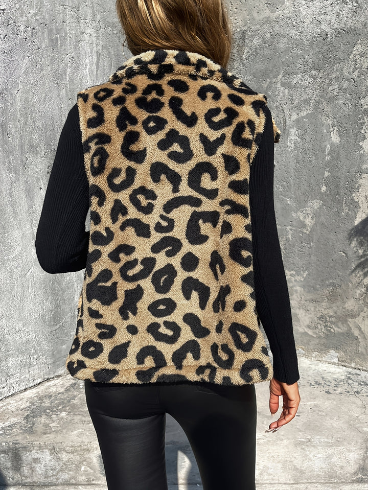 Delvine | Teddy Fleece Collar Vest