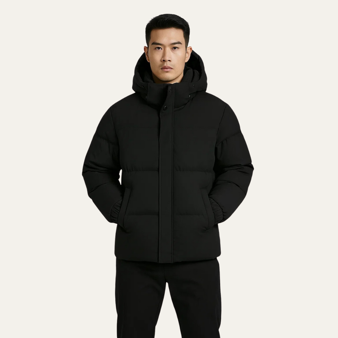 Nestor | Quilted Hooded Puffer Jacket