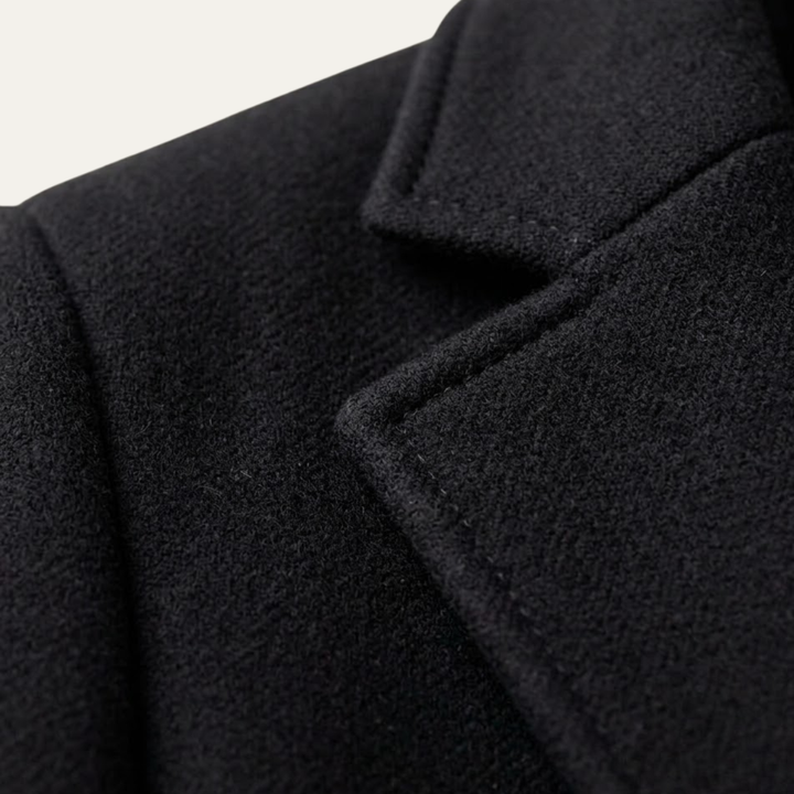 Arsene | Wool Cashmere Mid Length Coat