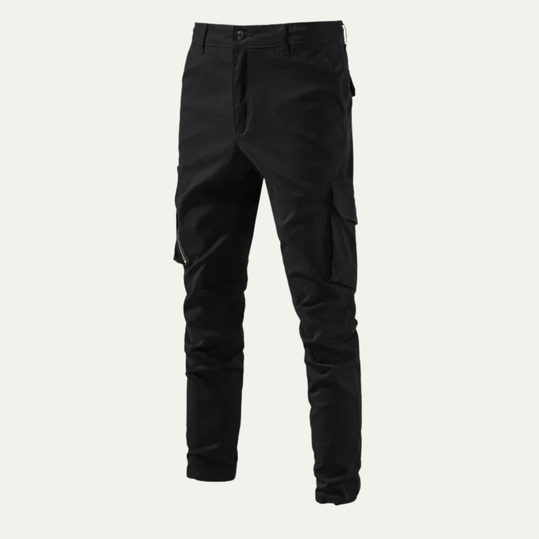 Aimé | Slim Cotton Cargo Joggers