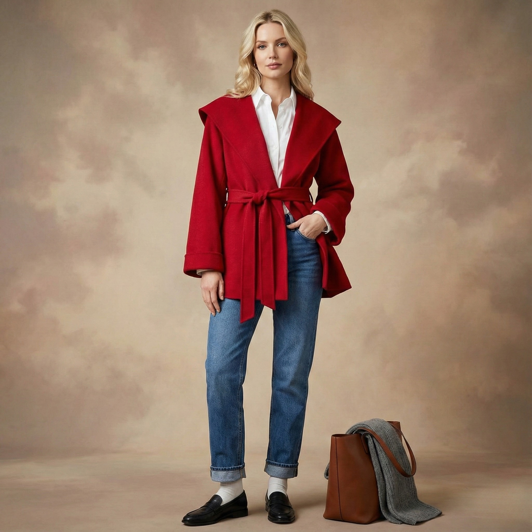 Bernadette | Cashmere Blend Hooded Coat