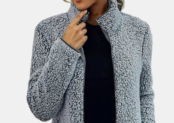 Constance | Sherpa Teddy Zip Jacket