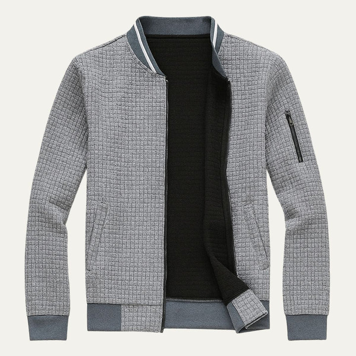 Hector | Channel Quilted Zip Jacket