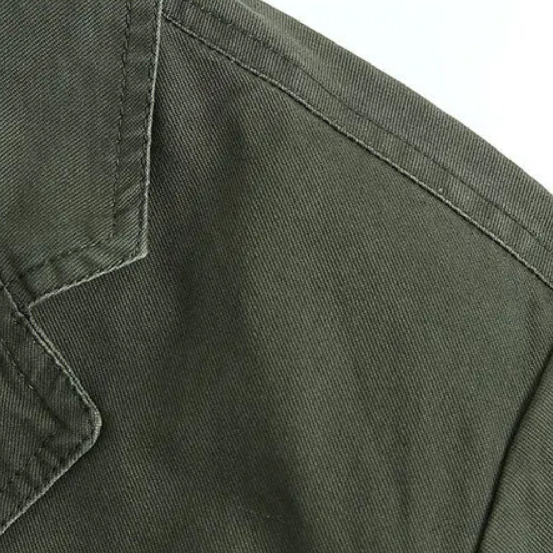 Marcel | Three-Button Cotton Blend Blazer