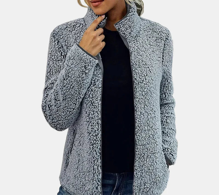 Constance | Sherpa Teddy Zip Jacket