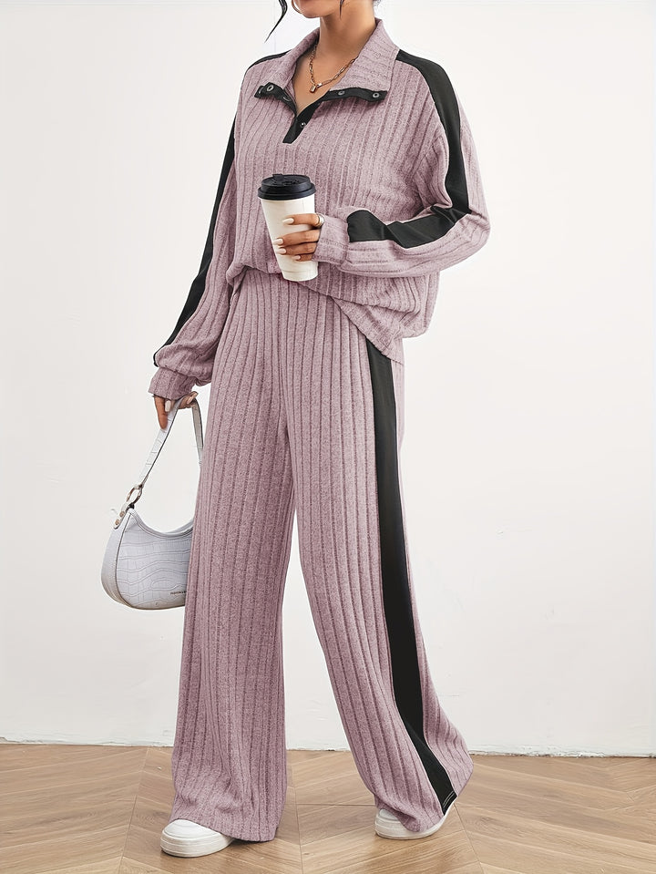 Hermance | Contrast Bound Two Piece Set
