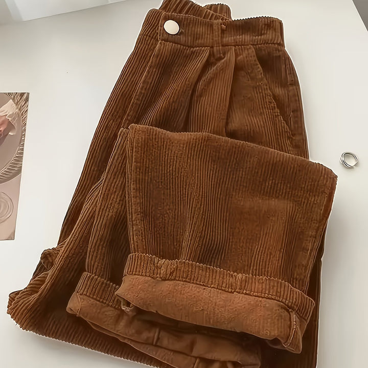 Scholastique | Woven Drape Wide Leg Pants
