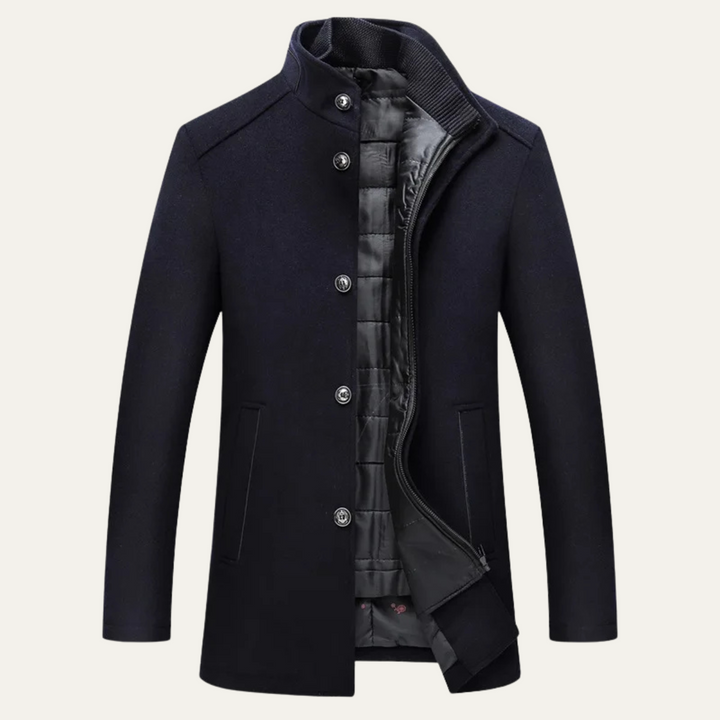 Wilfrid | Quilted Stand Collar Coat