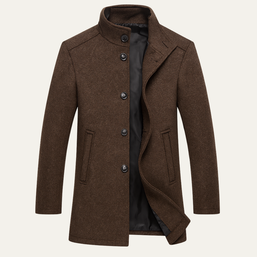 Wilfrid | Quilted Stand Collar Coat