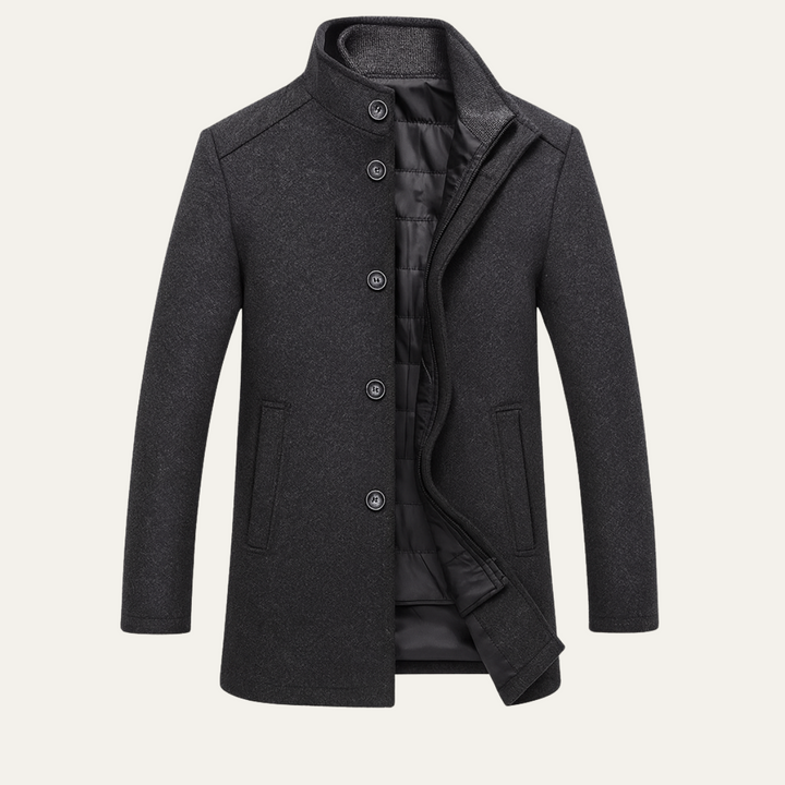 Wilfrid | Quilted Stand Collar Coat