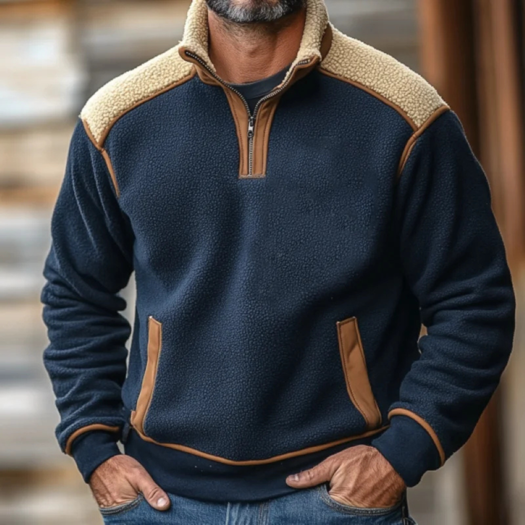 Anaclet | Sherpa Half Zip Fleece