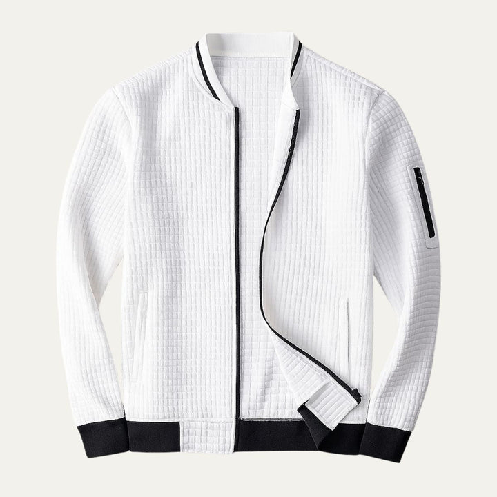Hector | Channel Quilted Zip Jacket