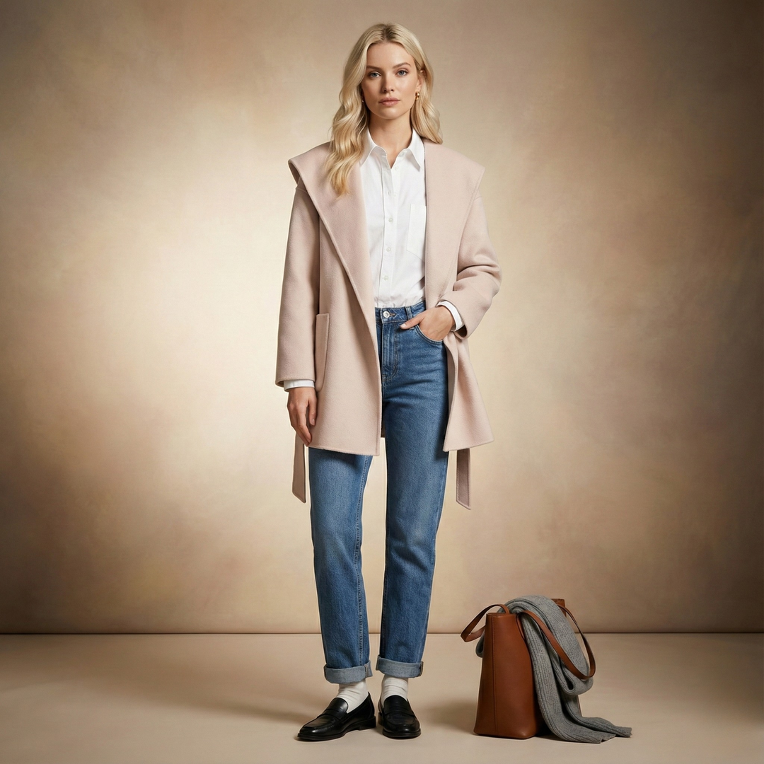 Bernadette | Cashmere Blend Hooded Coat
