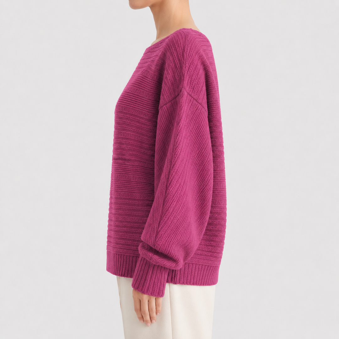Jane | Fine Knit Crew Neck Tee