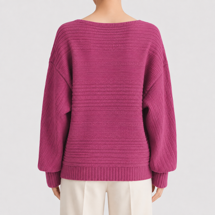 Jane | Fine Knit Crew Neck Tee