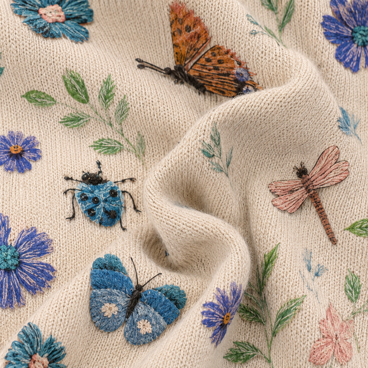 Armandine | Botanical Print Sweater